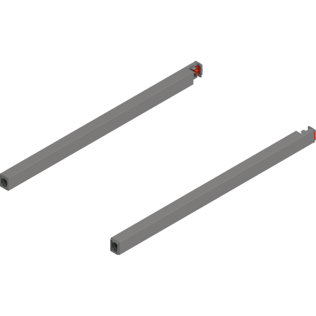 BLUM ZR4.350RS Reling podłużny MERIVOBOX, dł.=350 mm, lewy+prawy, SZARY INDIUM MAT