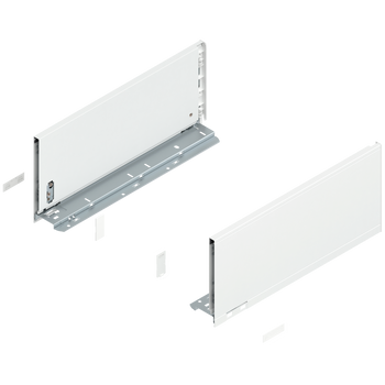 BLUM 770C4002S Bok szuflady LEGRABOX, wysokość C (177 mm), dł.=400 mm, lewy+prawy, do LEGRABOX pure BIAŁY MAT