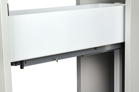 SMARTT KOSZ CARGO DO SZAFKI 20 CICHY DOMYK PEŁNE DNO WYSUW 2 POZIOMY PROWADNICE BLUM PRAWY BIAŁY