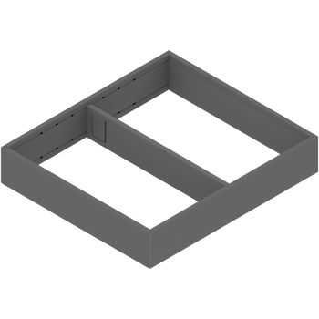 BLUM ZC7S300RSU AMBIA-LINE  ramki do szuflady standardowej, do LEGRABOX/MERIVOBOX, stal, od dł.=270 mm, szerokość=242 mm ANTRACYT MAT