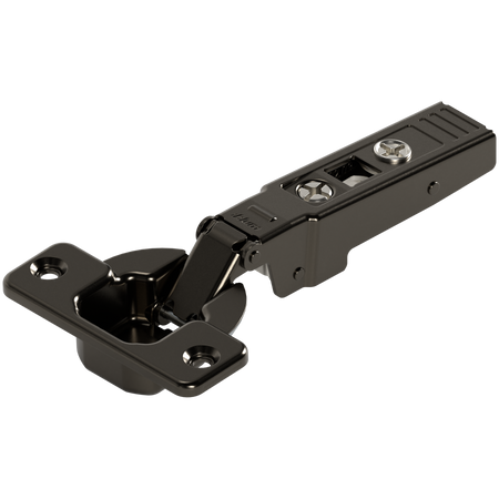 BLUM 70T9550 CLIP top zawias do drzwi profil. 95°, Drzwi nakładane, bez sprężyny, puszka: na wkręty, CZARNY ONYKS