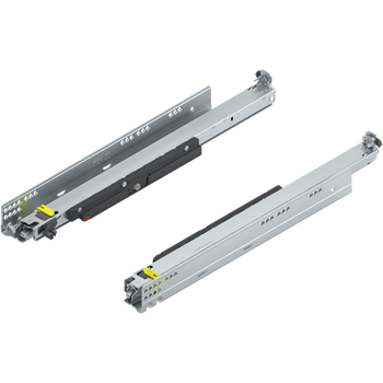 BLUM 766H5000T MOVENTO z TIP-ON, pełny wysuw do szuflady drewnianej, 60 kg, dł.=500 mm, wymaga sprzęgła, lewa+prawa