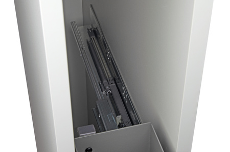 SMARTT KOSZ CARGO DO SZAFKI 15 CICHY DOMYK PEŁNE DNO WYSUW 2 POZIOMY PRAWY ANTRACYT