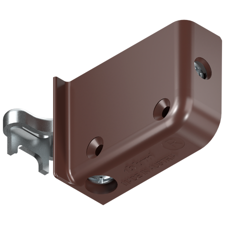 BLUM 48N0510 Zawieszka do szafek, prawa, na wkręty, BRĄZOWA