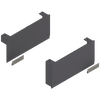 BLUM 22K8000 Front uchylny AVENTOS HK top, zestaw zaślepek, lewa/prawa CIEMNOSZARY