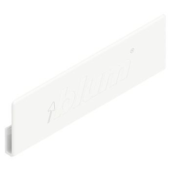 BLUM ABD.1000.BTABD V1000SW-M Zaślepka AVENTOS HK top / Zaślepka do MERIVOBOX, symetryczna, pogłębiony (blum), JEDWABIŚCIE BIAŁY MAT