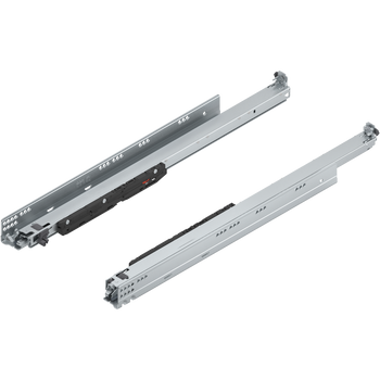 BLUM 766H6500S MOVENTO z BLUMOTION S, pełny wysuw, prowadnica, 70 kg, dł.=650 mm, wymaga sprzęgła, lewa+prawa