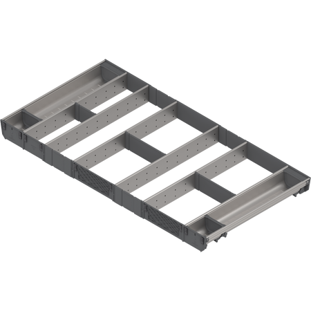 BLUM ZSI.10VUI6 ORGA-LINE wkład kombi (całkowite wypełnienie), do szuflady standardowej TANDEMBOX, dł. NL=500 mm, szer. korpusu KB=1000mm INOX