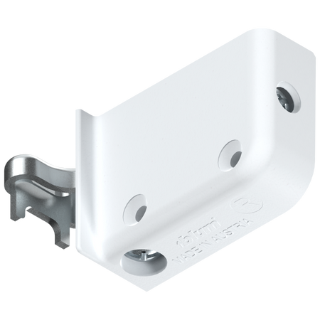 BLUM 48N0510 Zawieszka do szafek, prawa, na wkręty, BIAŁA