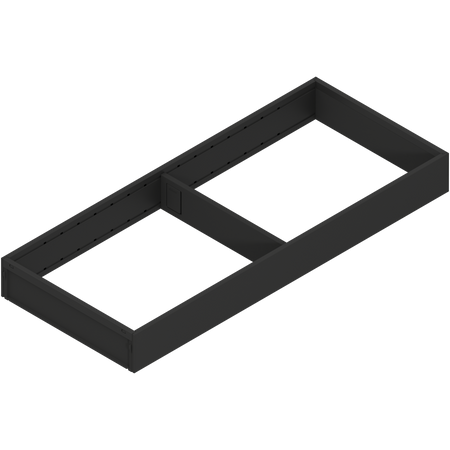 BLUM ZC7S500RS2 AMBIA-LINE ramki do szuflady standardowej, LEGRABOX/MERIVOBOX, stal, dł.=500 mm, szerokość=200 mm CZARNY MAT