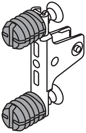 BLUM LEGRABOX ZF7M70E2 Mocowanie frontu LEGRABOX, wys. M, EXPANDO, symetryczne, do LEGRABOX pure