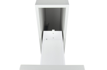 SMARTT KOSZ CARGO DO SZAFKI 20 CICHY DOMYK PEŁNE DNO WYSUW 2 POZIOMY LEWY BIAŁY