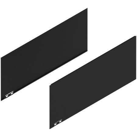 BLUM 770F600ASGCZ LEGRABOX Element dekoracyjny, wysokość F (241 mm), dł.=600 mm, prawy+lewy CZARNY CARBON/CARBON LOOK