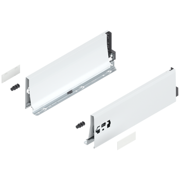 BLUM 378K3502SA Bok szuflady TANDEMBOX, wysokość K (115 mm), dł.=350 mm, lewy+prawy, do TANDEMBOX antaro, BIAŁY