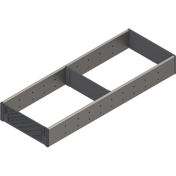 BLUM ZSI.550FI2N ORGA-LINE wkład z przegródkami (częściowe wypełnienie), do szuflady standardowej TANDEMBOX, dł. NL=550 mm, szer. korpusu KB=1000 mm, szer.=194 mm INOX