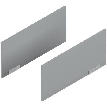 BLUM 24K8000 AVENTOS HKi zintegrowany, zestaw zaślepek, gładki, lewa+prawa JASNOSZARY