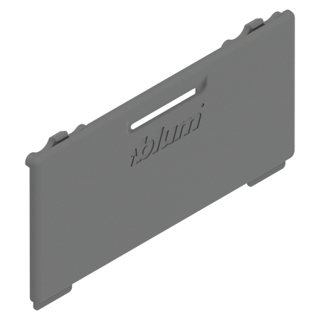 BLUM ZA4.5400.BTABD V1000IG-M MERIVOBOX Zaślepka ZA4.540, symetryczna, pogłębiony (blum), SZARY INDIUM MAT