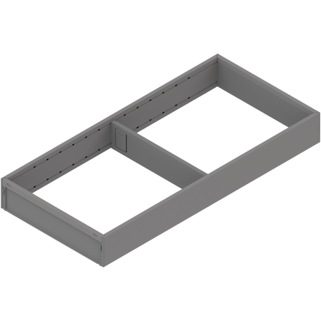 BLUM ZC7S450RS2 AMBIA-LINE ramki do szuflady standardowej, do LEGRABOX/MERIVOBOX, stal, dł.=450 mm, szerokość=200 mm SZARY INDIUM MAT