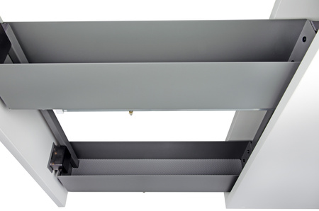 SMARTT KOSZ CARGO DO SZAFKI 15 CICHY DOMYK PEŁNE DNO WYSUW 2 POZIOMY PROWADNICE BLUM PRAWY ANTRACYT