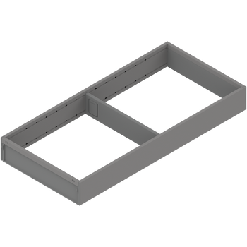 BLUM ZC7S450RS2 AMBIA-LINE ramki do szuflady standardowej, do LEGRABOX/MERIVOBOX, stal, dł.=450 mm, szerokość=200 mm SZARY INDIUM MAT