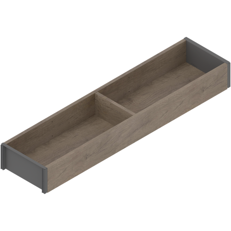 BLUM ZC7S450RH1 AMBIA-LINE ramki do szuflady standardowej, do LEGRABOX/MERIVOBOX, w opcji drewnopodobnej, dł.=450 mm, szerokość=100 mm DĄB NEBRASKA