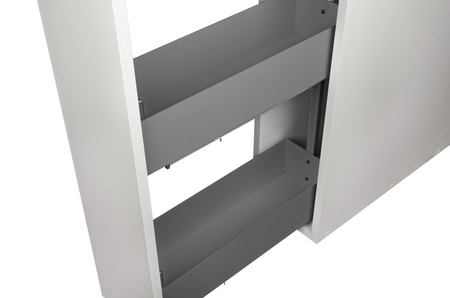 SMARTT KOSZ CARGO DO SZAFKI 20 CICHY DOMYK PEŁNE DNO WYSUW 2 POZIOMY PROWADNICE BLUM PRAWY ANTRACYT