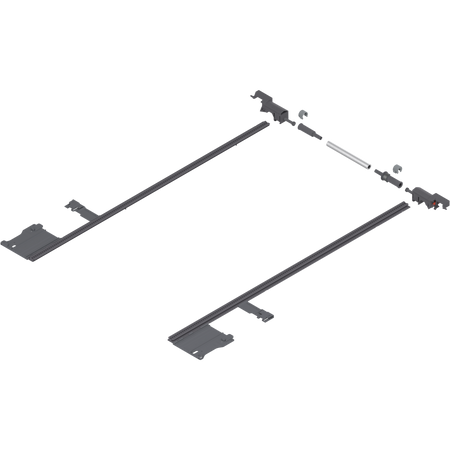 BLUM ZS7M600MU MOVENTO Stabilizacja boczna, dł.=600 mm, KB=1400 mm, pełen wysuw, do przycięcia