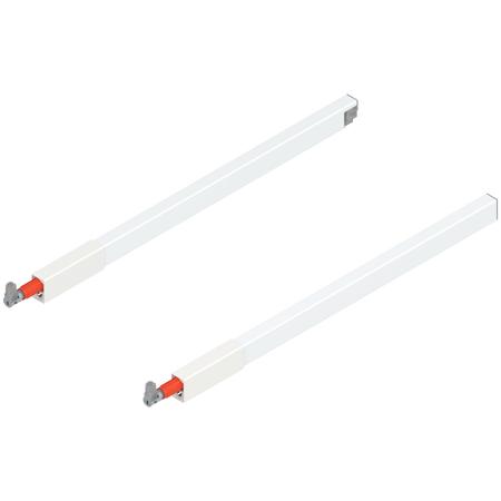 BLUM ZRG.387RSI Reling podłużny TANDEMBOX (górny), do szuflady z wysokim frontem, dł.=450 mm, lewy+prawy, do TANDEMBOX antaro BIAŁY