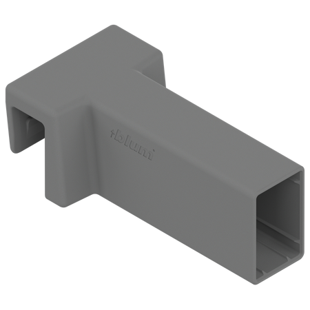 BLUM ZC4U11E0 AMBIA-LINE uchwyt relingu poprzecznego, do MERIVOBOX SZARY INDIUM MAT