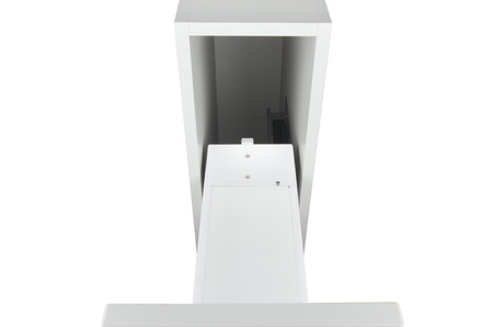 SMARTT KOSZ CARGO DO SZAFKI 20 CICHY DOMYK PEŁNE DNO WYSUW 2 POZIOMY PRAWY BIAŁY