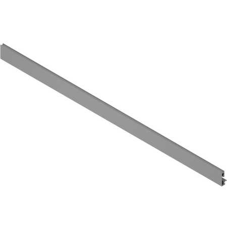 BLUM ZV4.1042NN VORD-ST front, z wpustem na element dekoracyjny, do Szuflada wewnętrzna z elementem dekoracyjnym, KB=1200 mm, do przycięcia, do MERIVOBOX, SZARY INDIUM MAT