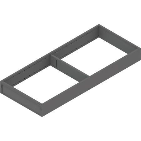 BLUM ZC7S500RS2 AMBIA-LINE ramki do szuflady standardowej, do LEGRABOX/MERIVOBOX, stal, dł.=500 mm, szerokość=200 mm ANTRACYT MAT