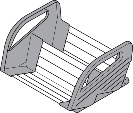 BLUM ZFZ.30GOI ORGA-LINE uchwyt na przyprawy, od szerokości korpusu 300 mm, INOX