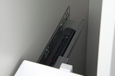 SMARTT KOSZ CARGO DO SZAFKI 20 CICHY DOMYK PEŁNE DNO WYSUW 2 POZIOMY LEWY BIAŁY