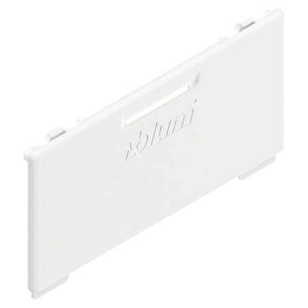 BLUM ZA4.5400.BTABD V1000SW-M MERIVOBOX Zaślepka ZA4.540, symetryczna, pogłębiony (blum), JEDWABIŚCIE BIAŁY MAT