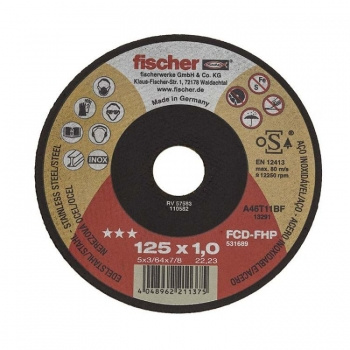 FISCHER FCD-FHP 125X1X22,23 INOX 531689