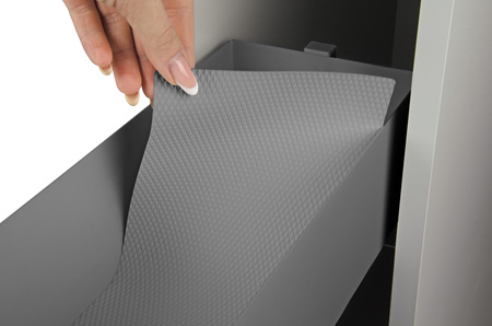 SMARTT KOSZ CARGO DO SZAFKI 20 CICHY DOMYK PEŁNE DNO WYSUW 2 POZIOMY PROWADNICE BLUM PRAWY ANTRACYT