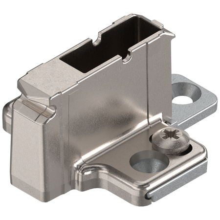 BLUM 175H7190.22 CLIP prowadnik, krzyżakowy, 18 mm, Cynk, Wkręty, RW: 2-częściowy