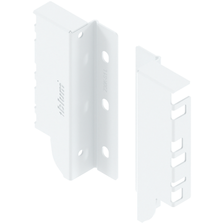 BLUM Z30K000S HO-RW MP SEIW Uchwyt drewnianej ścianki tylnej TANDEMBOX, wys. K (128,5 mm), prawy+lewy BIAŁY