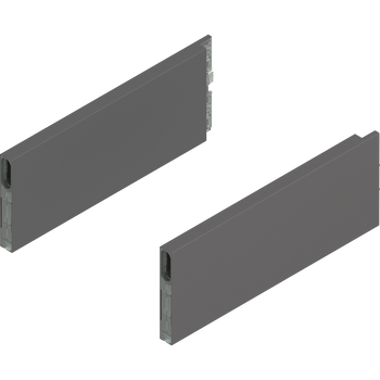 BLUM ZL4.270S.E MERIVOBOX BOXCAP, dł.=270 mm, wysokość E, lewy+prawy, ANTRACYT MAT