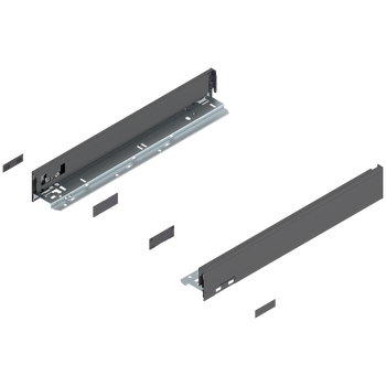 BLUM LEGRABOX 770N4502 Bok szuflady LEGRABOX, wysokość N (66.5 mm), dł.=450 mm, lewy/prawy, do LEGRABOX pure ANTRACYT MAT