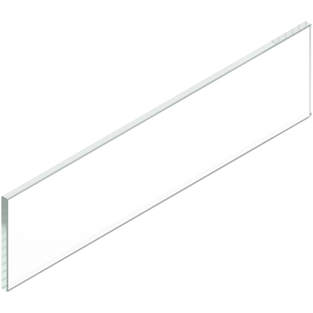 BLUM ZE4M360G MERIVOBOX element dekoracyjny-bok, wysokość E (95 mm), dł.=450 mm, szkło przezroczyste, 1 szt.