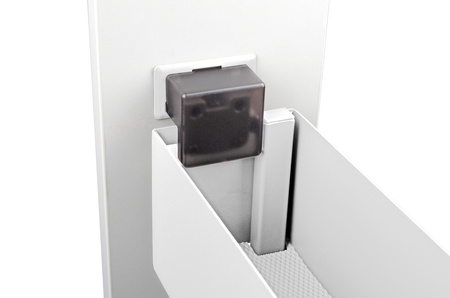 SMARTT KOSZ CARGO DO SZAFKI 15 CICHY DOMYK PEŁNE DNO WYSUW 2 POZIOMY PROWADNICE BLUM PRAWY BIAŁY