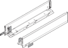BLUM 770M4002 Bok szuflady LEGRABOX, wysokość M (90.5 mm), dł.=400 mm, lewy+prawy, do LEGRABOX pure BIAŁY MAT
