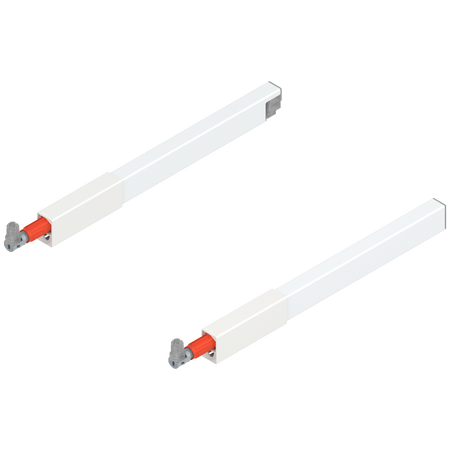 BLUM ZRG.237RSI Reling podłużny TANDEMBOX (górny), do szuflady z wysokim frontem, dł.=300 mm, lewy+prawy, do TANDEMBOX antaro BIAŁY