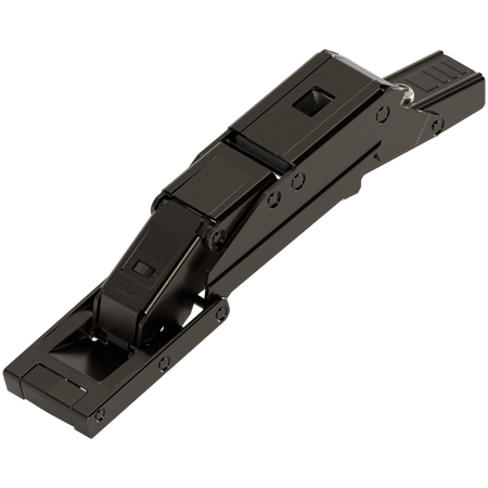 BLUM 71B4500C CLIP top BLUMOTION Drzwi szklane CRISTALLO 110°, Drzwi nakładane, puszka: na klej, CZARNY ONYKS