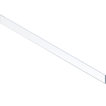 BLUM ZE4L1058 MERIVOBOX element dekoracyjny-przód, wysokość E (75 mm), szer. korpusu KB=1200 mm (18/19 mm), szkło przezroczyste, 1 szt.