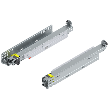 BLUM 760H3800T MOVENTO z TIP-ON, pełny wysuw, prowadnica, 40 kg, dł.=380 mm, wymaga sprzęgła, lewa+prawa