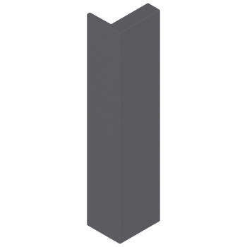 BLUM ZB4E00AK Zaślepka do MERIVOBOX, wysokość E, symetryczna, ANTRACYT MAT