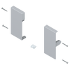 BLUM ZIF.71K0 Mocowanie frontu TANDEMBOX , wys. K, do szuflady wewnętrznej, lewe+prawe, do TANDEMBOX antaro SZARY
